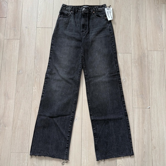 NWT Juicy Couture Wide Leg Jeans in Black Wash Women’s Size 29 - Picture 3 of 15